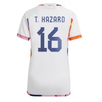 Belgien Thorgan Hazard #16 Fußballbekleidung Auswärtstrikot Damen WM 2022 Kurzarm